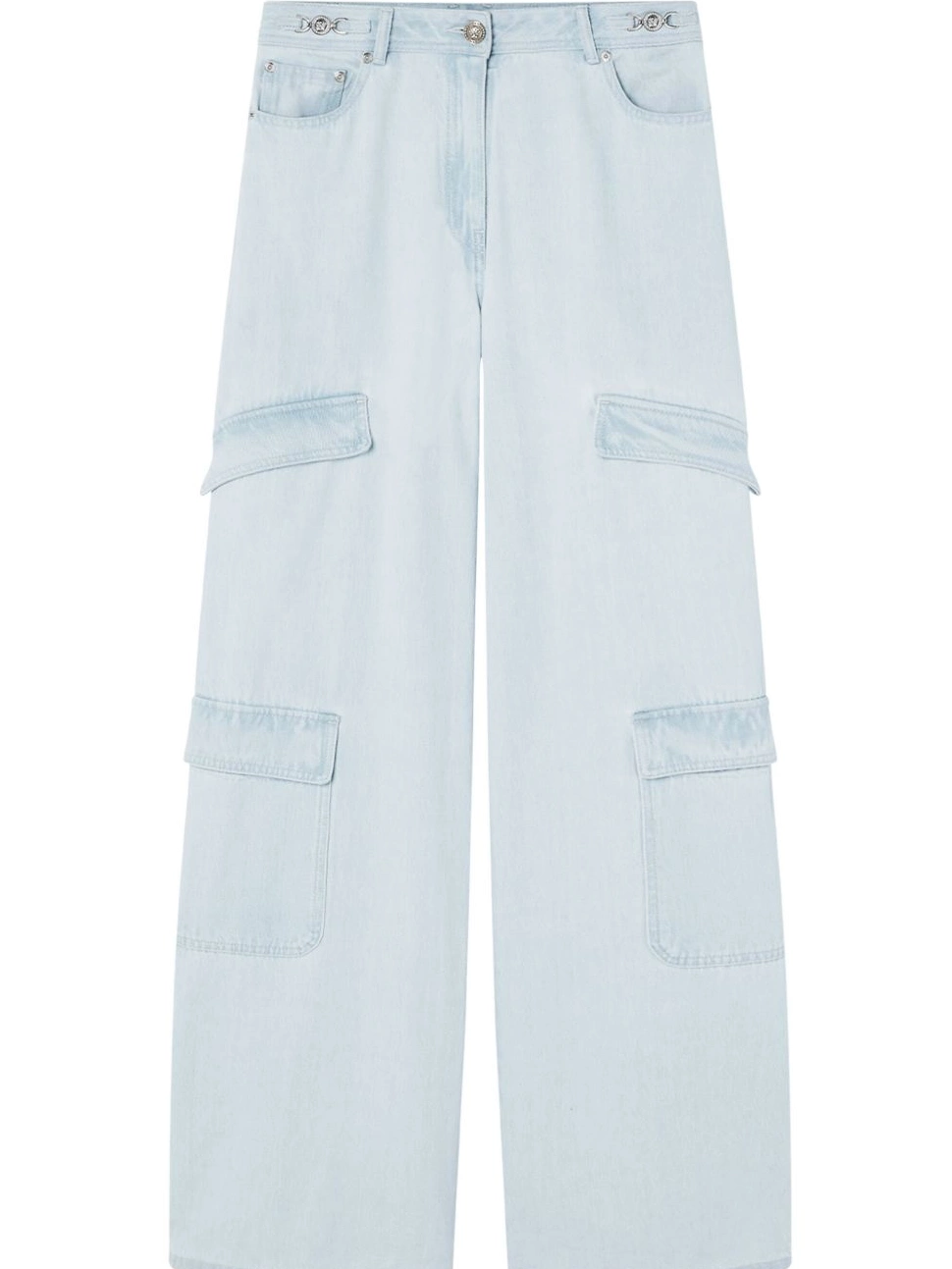 Cheap jeans Women Versace cargo wide-leg 0824